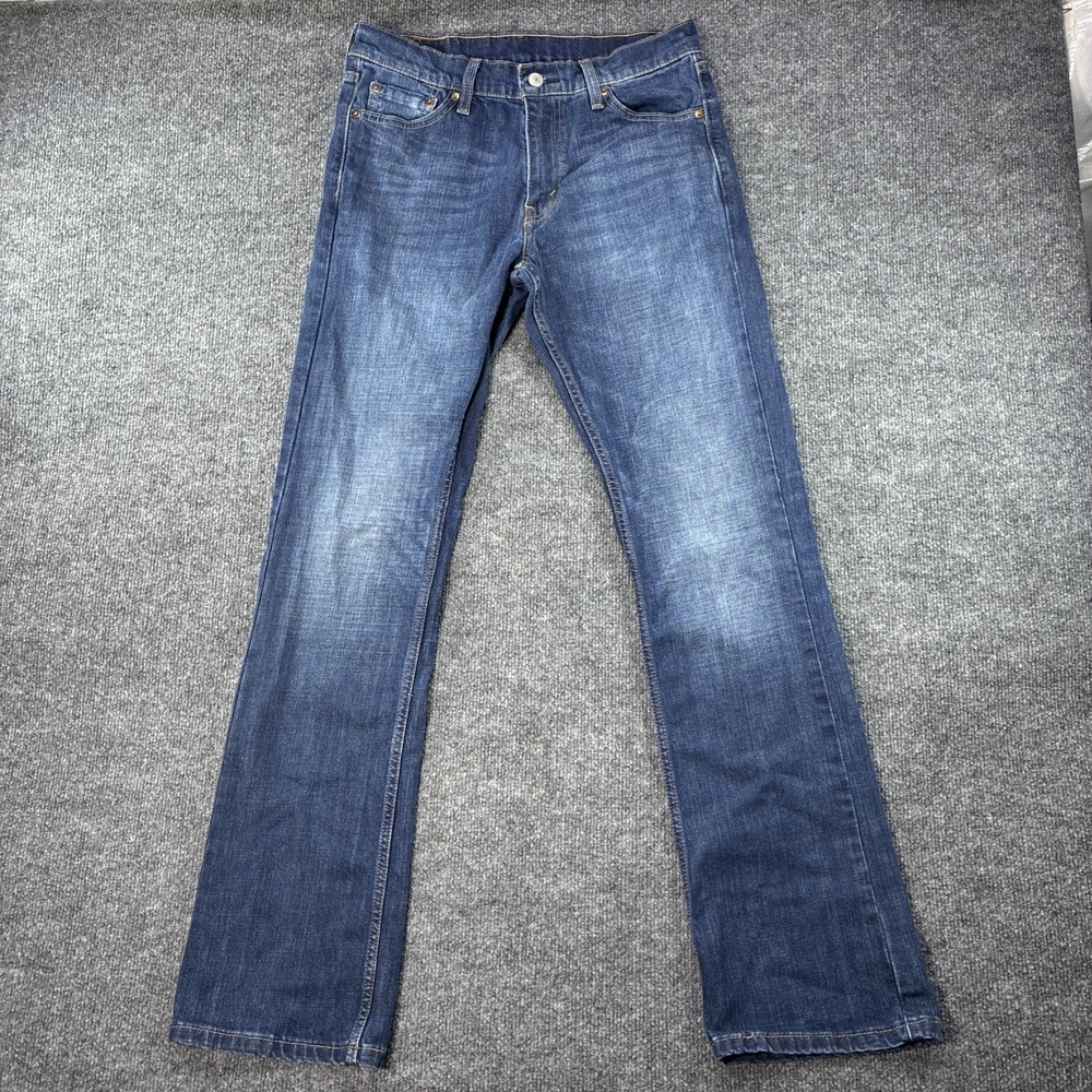Levis 527 Bootcut Jeans Mens 30x34 Blue Denim Cotton Medium Wash Western